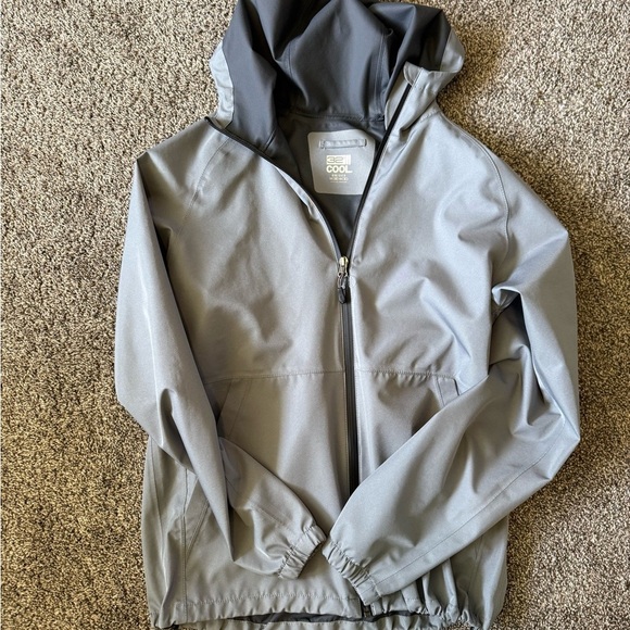 32 Degrees Gray Utility Jacket with Hood and Elastic Cuffs - Picture 7 of 16